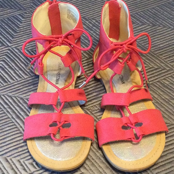 Stuart Weitzman pink size 2 sandals for girls - Picture 1 of 9